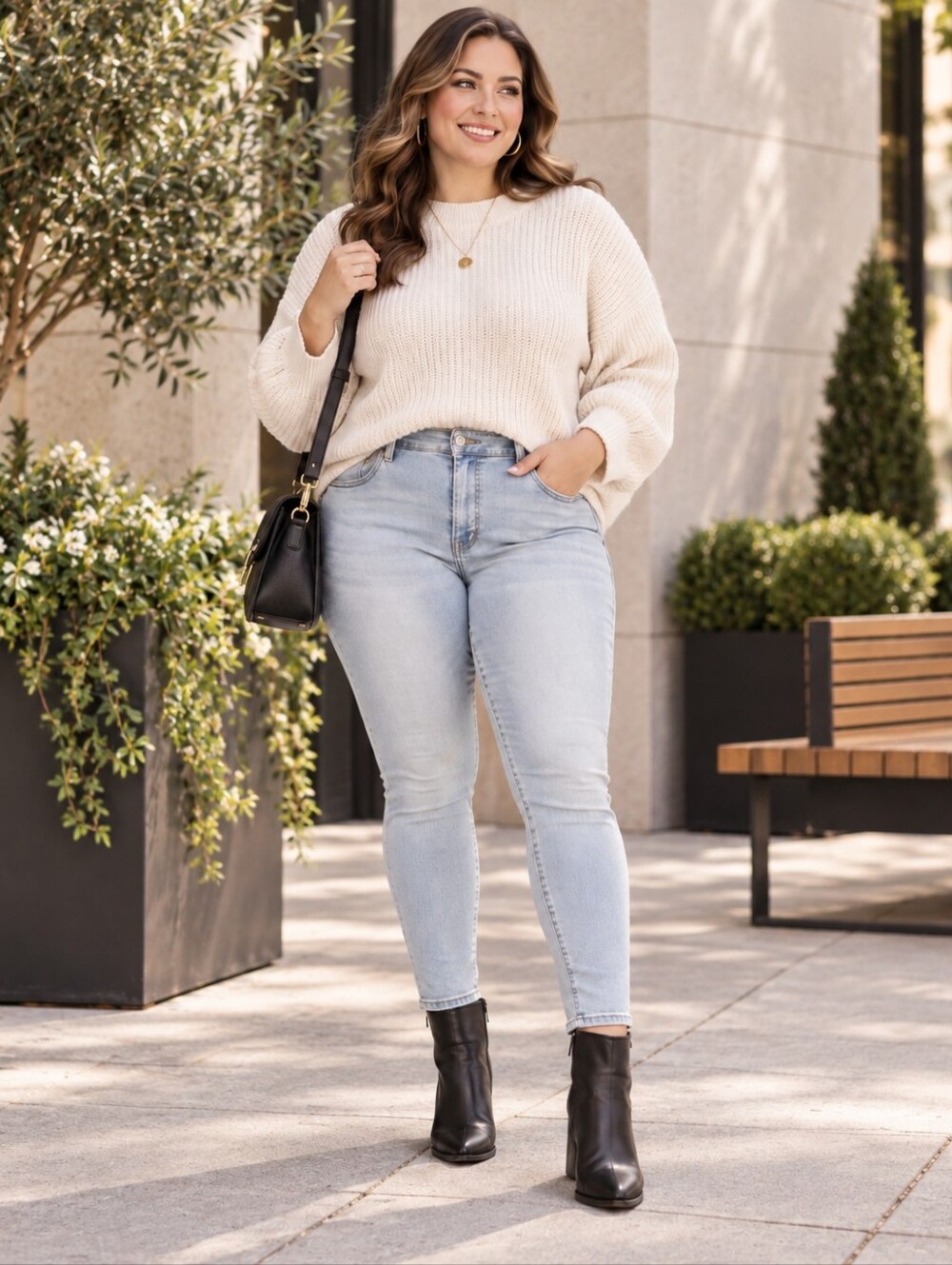 Curve Appeal High-Rise Skinny Jeans Size 16/33 NWT – Comfort Stretch Waist